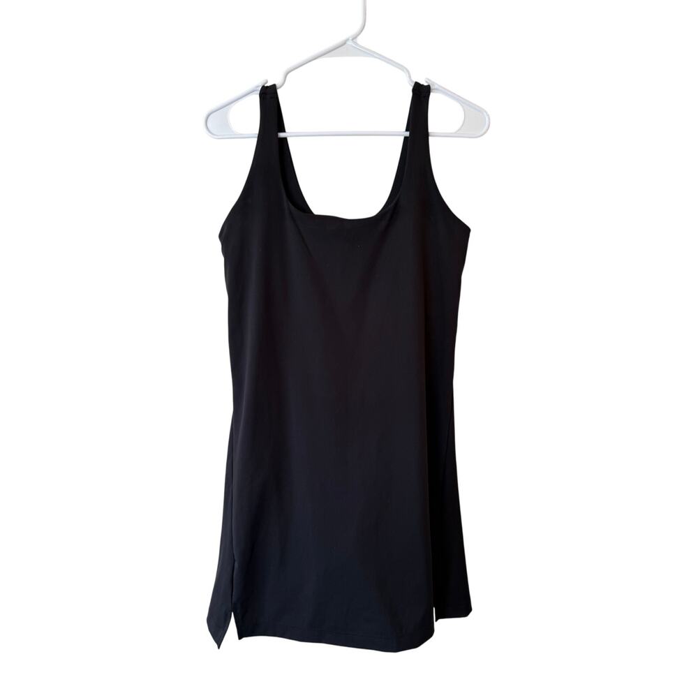 Old Navy Active Powersoft Built-in Bra Mini Dress Black Women's Size Medium - Picture 2 of 12